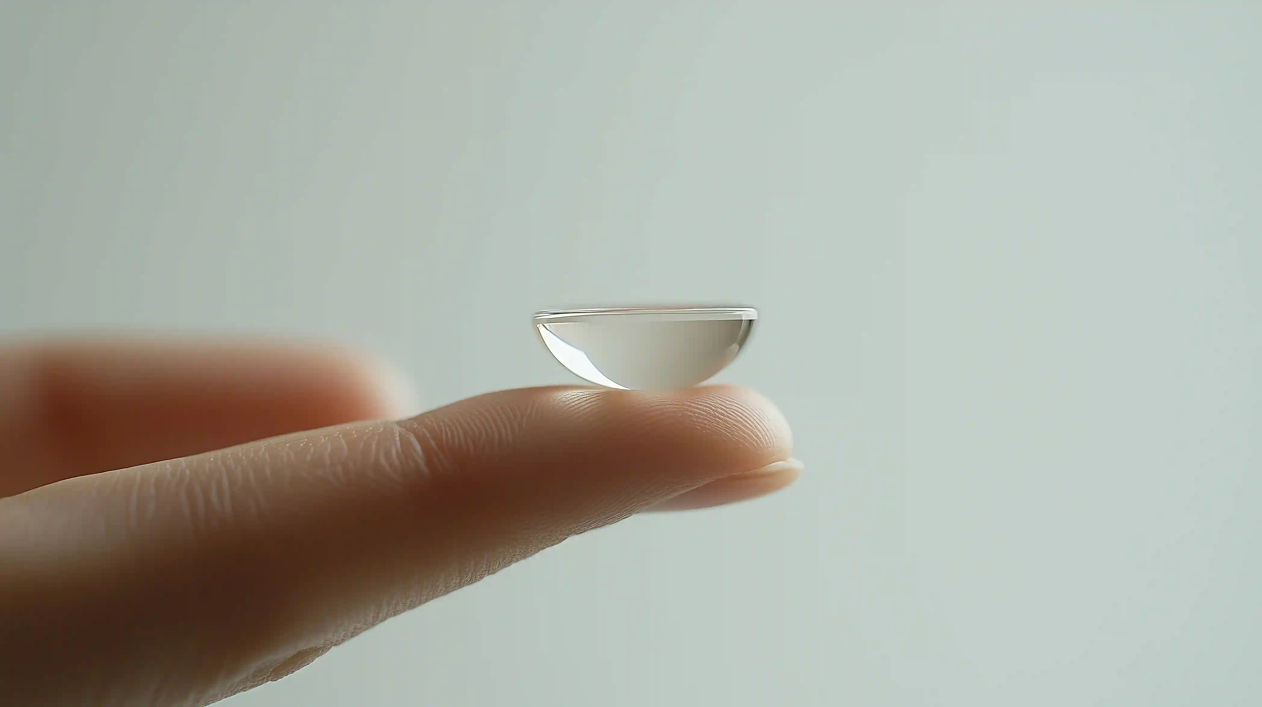 elderly male patient having an eye sight check